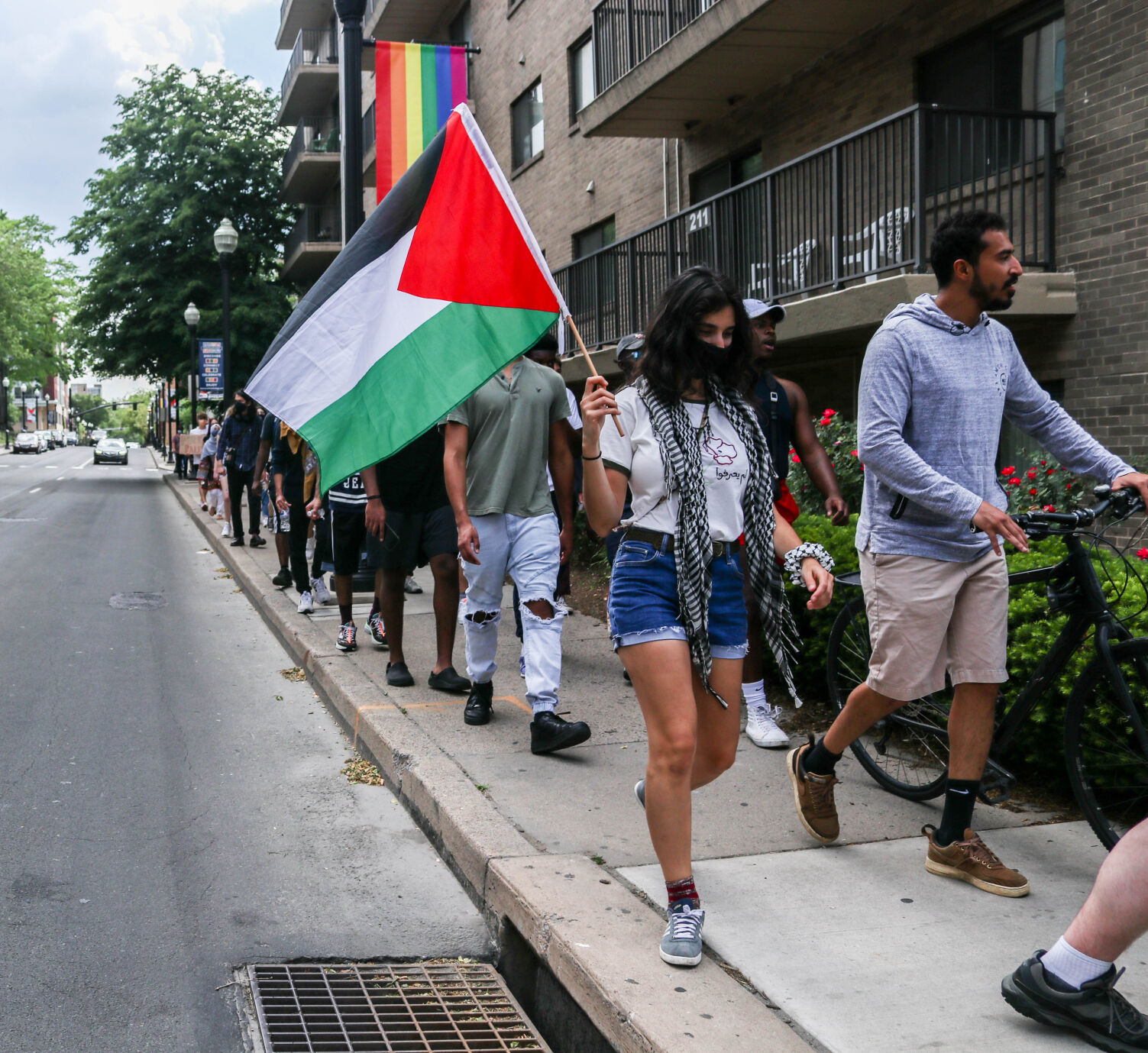 Protest for Palestine, Haneen Omari